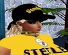 Steeler Hat/Blonde Hair