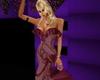 burgandy lace gown
