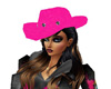 Neon Pink Cowgirl Hat