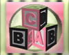 (I) Baby Girl ABC Blocks