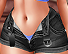 Black Open Shorts