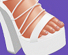 💘 White Heels Glamour