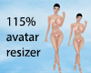 Avatar scaler 115%