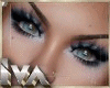 Iva blue makeup