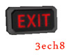 Red Exit sign Wall hang