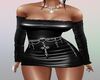 Leather club dress