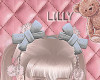 girly hair fur ribbon