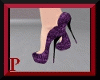 (P) Purple Sequin Heels