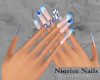 Blue Frestyle. Nails