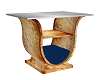 Brushed Steel End Table