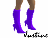 Purple-Blue Stilettos