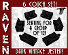 6 COUCH VINTAGE JESTER!