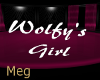 Wolfy's Girl Head Sign