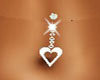 Love Heart Belly Ring