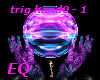 EQ purple hand globe DJ