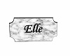 Name Plate Elle