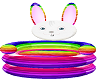 bunny chair rainbow