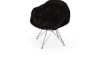 black fluffy chair ^^