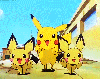 Poster Animation Pikachu