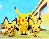 Poster Animation Pikachu