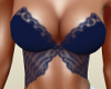 (LMG) Navy Lace Top