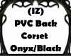 (IZ) PVC Back Onyx/Black