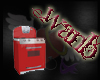 Retro Kitchen Stove Red