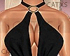 C. Drape Ring Set Black