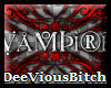 *V*Goth Vampire Sticker