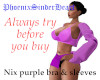 Nix bra & sleeves purple