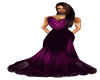 Purp/Black Gown