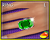 Emerald Ring Left