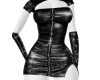 .. leather dress goth