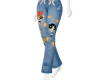 L! CUTE FLARE JEANS