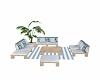 Tropical Couch  Coral