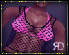 Pink Black Net Top