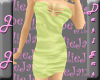 {JJ} Yellow Silk Dress