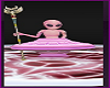 Space Ship Pink Alien w Staff Female Outfits Halloween Costumes