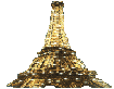 Eiffel Tower in Gold
