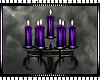 Purple Candle with Stand