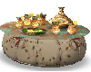 Brown Cushion Table