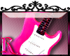 *R* Pink Guitar Sticker