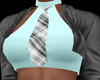 Leather Short Set-Ice