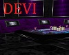 DV Purple Skull Sofa