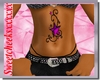 #purplestar belly tattoo