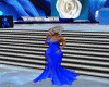 Robe élégante blue