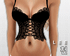 ! Black Lace Corset