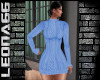 Blu Mini Sweater Dress