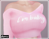 ! im baby crop sweater
