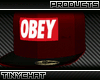 Red Obey Tisa Fitted